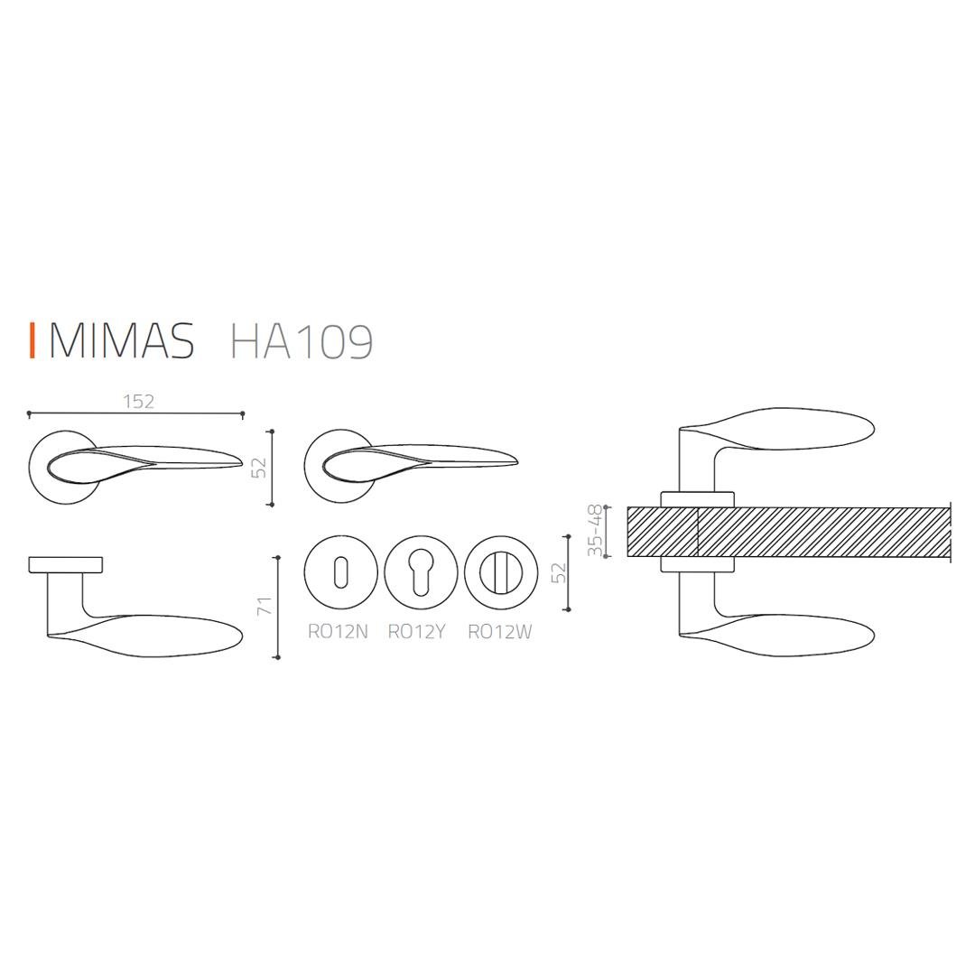 Matrıx Kapı Kolu Krom Renk