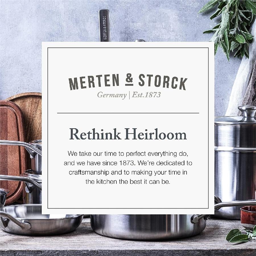 Merten & Storck 20cm Paslanmaz Çelik Kızartma Tavası