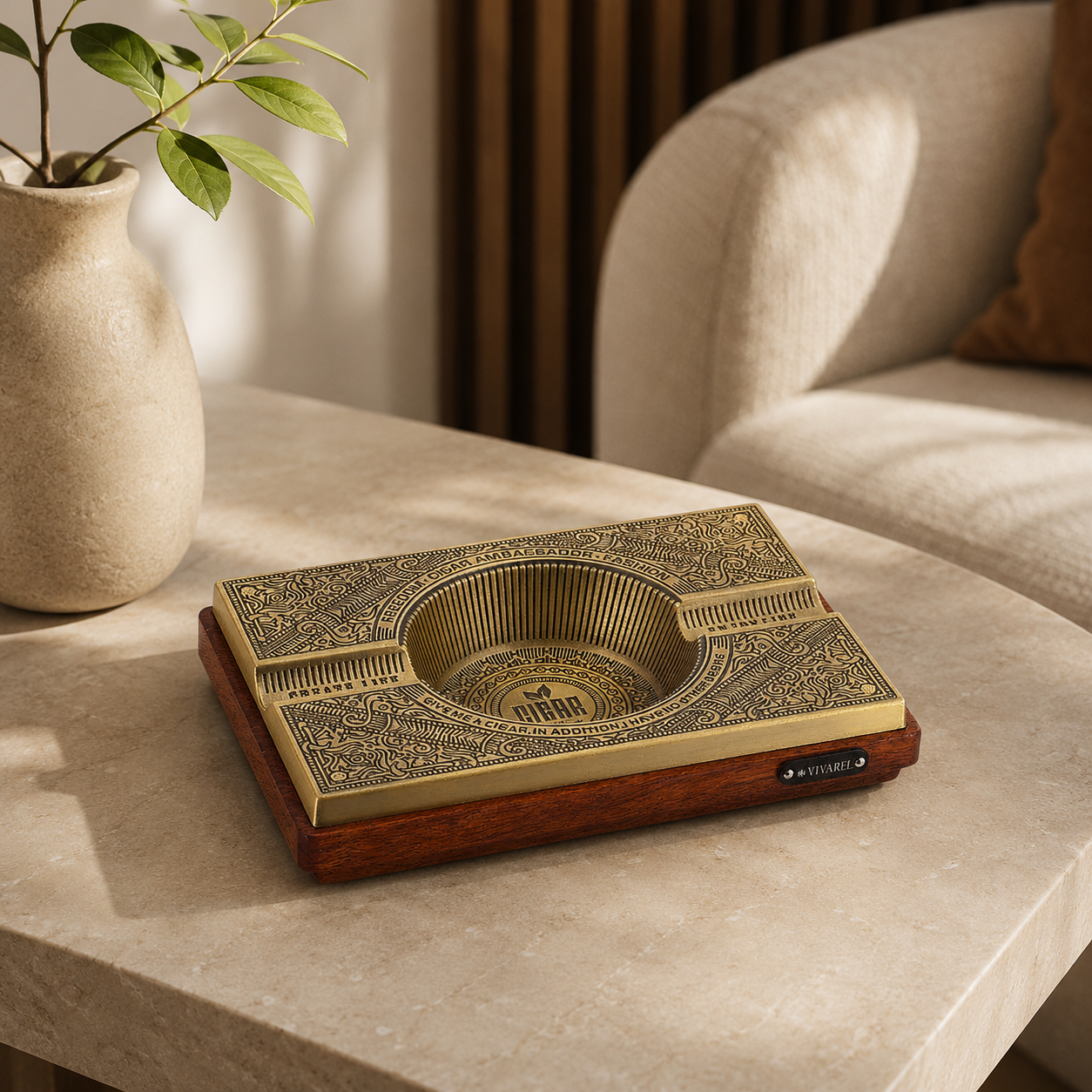 Motif Desenli Bronze Puro Küllüğü