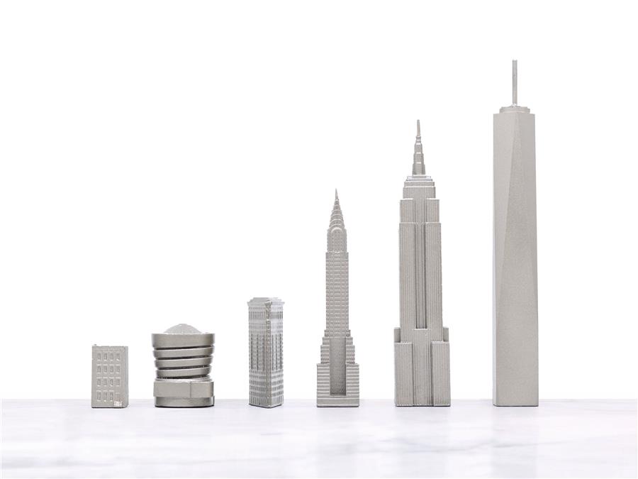 New York Paslanmaz Çelik Satranç Takımı