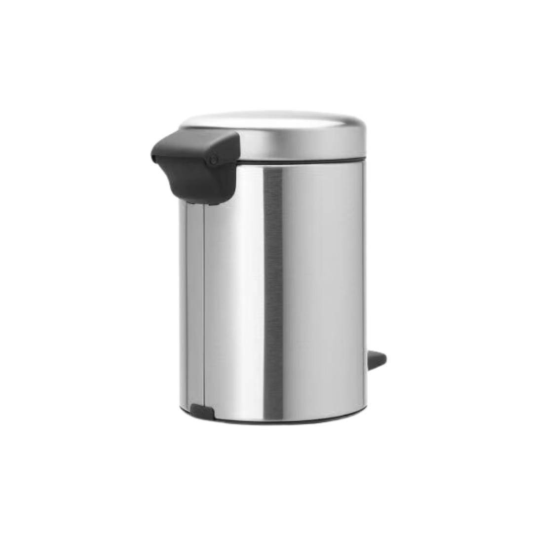 Newıcon Matt Steel Pedallı Çöp Kutusu 3L