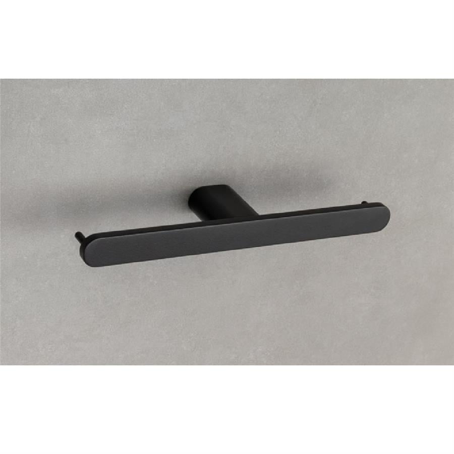 Ovalın İkili Tuvalet Kağıtlığı Siyah Renk 87X137X159 Mm