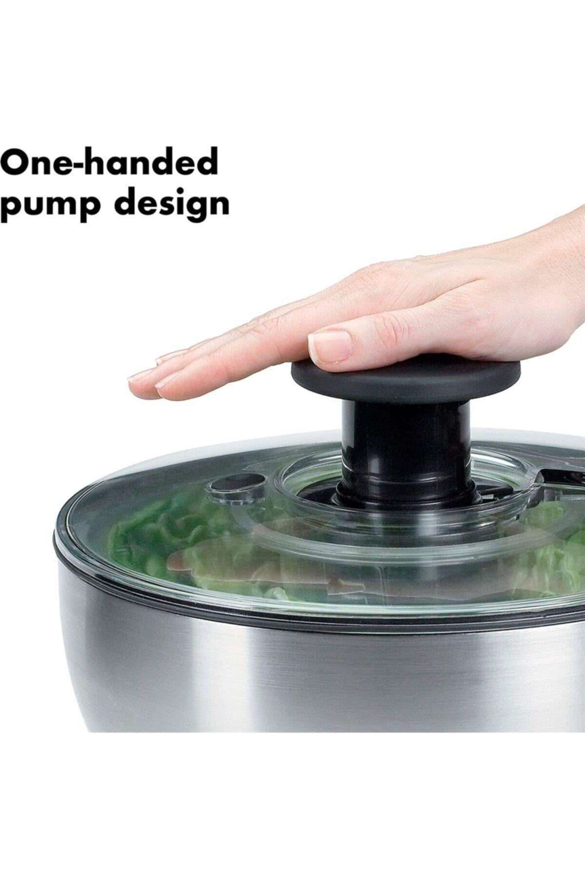 OXO STEEL ÇELİK SALATA KURUTUCU