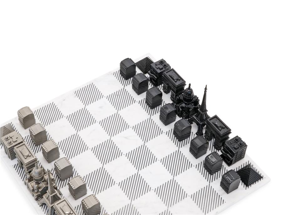 Parıs Paslanmaz Çelik Satranç Takımı