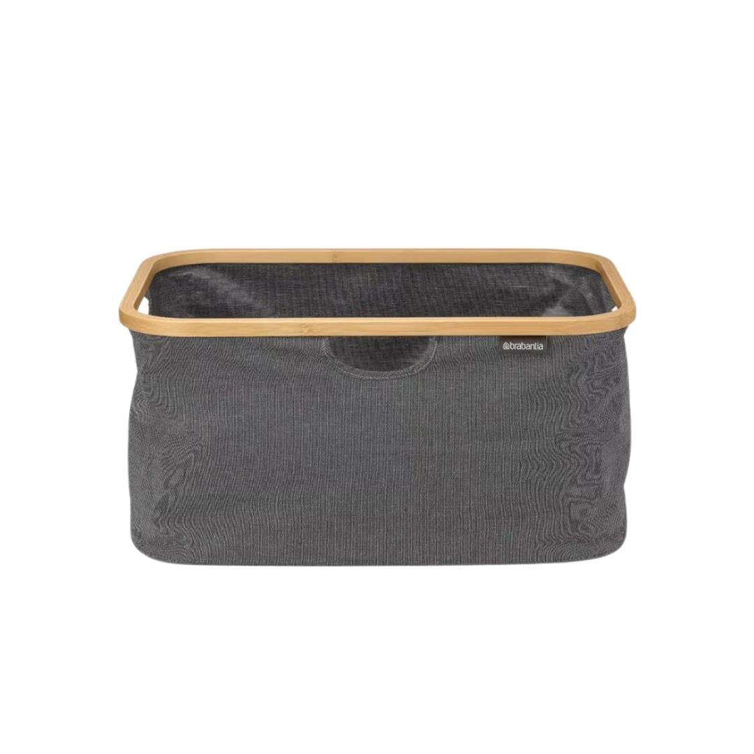 Pepper Black Katlanabilir Dikdörtgen Kumaş Çamaşır Sepeti 40 L