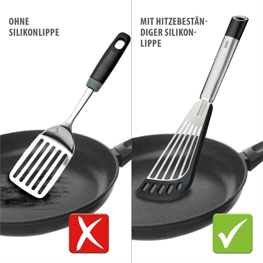 Prımelıne Spatula Silikon 31 cm Paslanmaz Çelik/Plastik