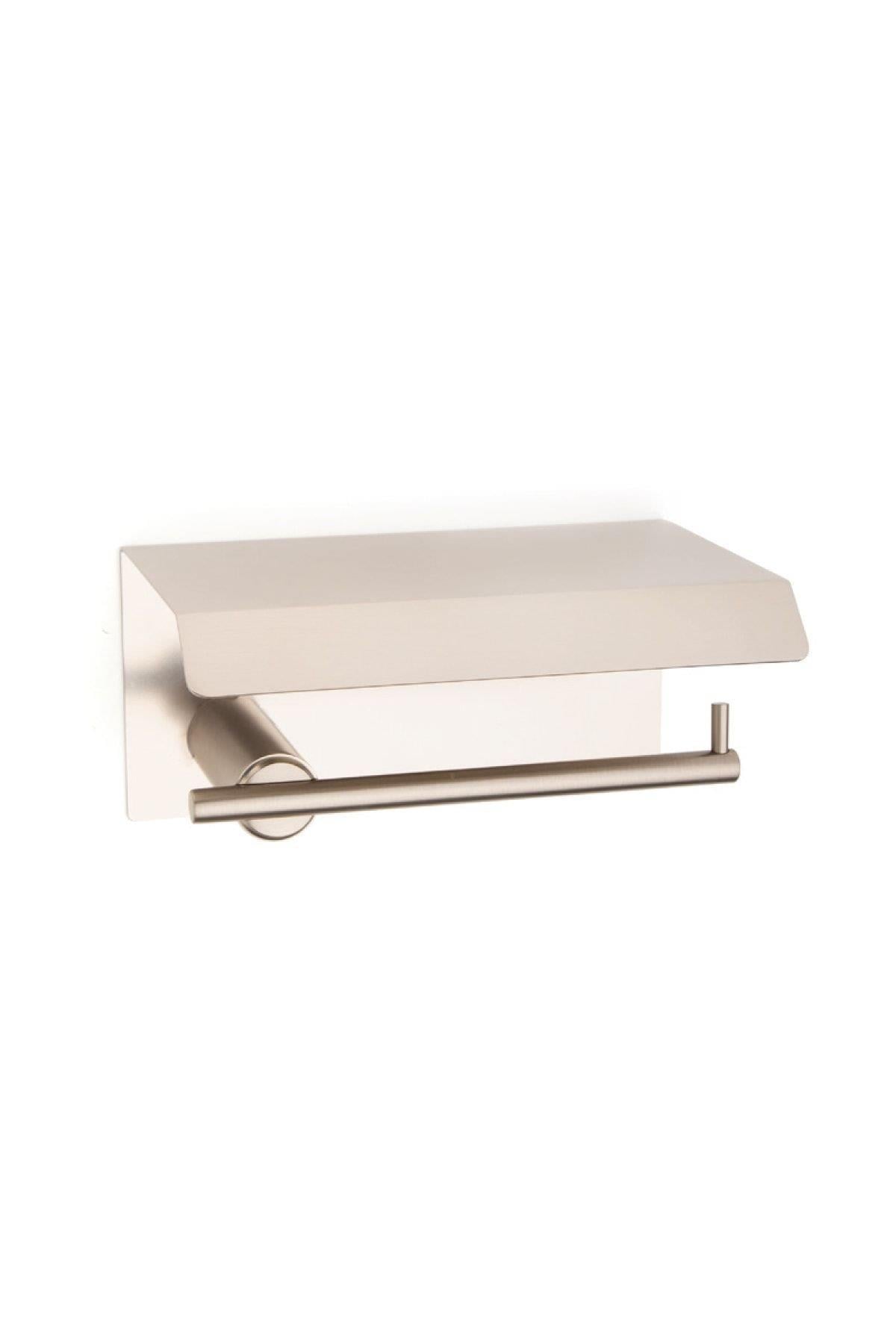 Pro-Tech Kapaklı Tuvalet Kağıtlığı Saten Renk 85X118X170 mm