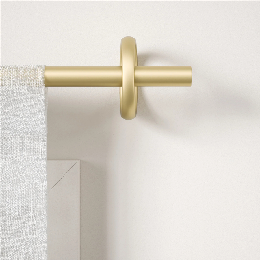 RINGLET Tekli Perde Çubuğu 107-305 cm Altın