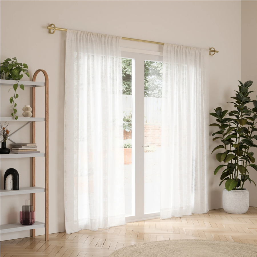 RINGLET Tekli Perde Çubuğu 107-305 cm Altın