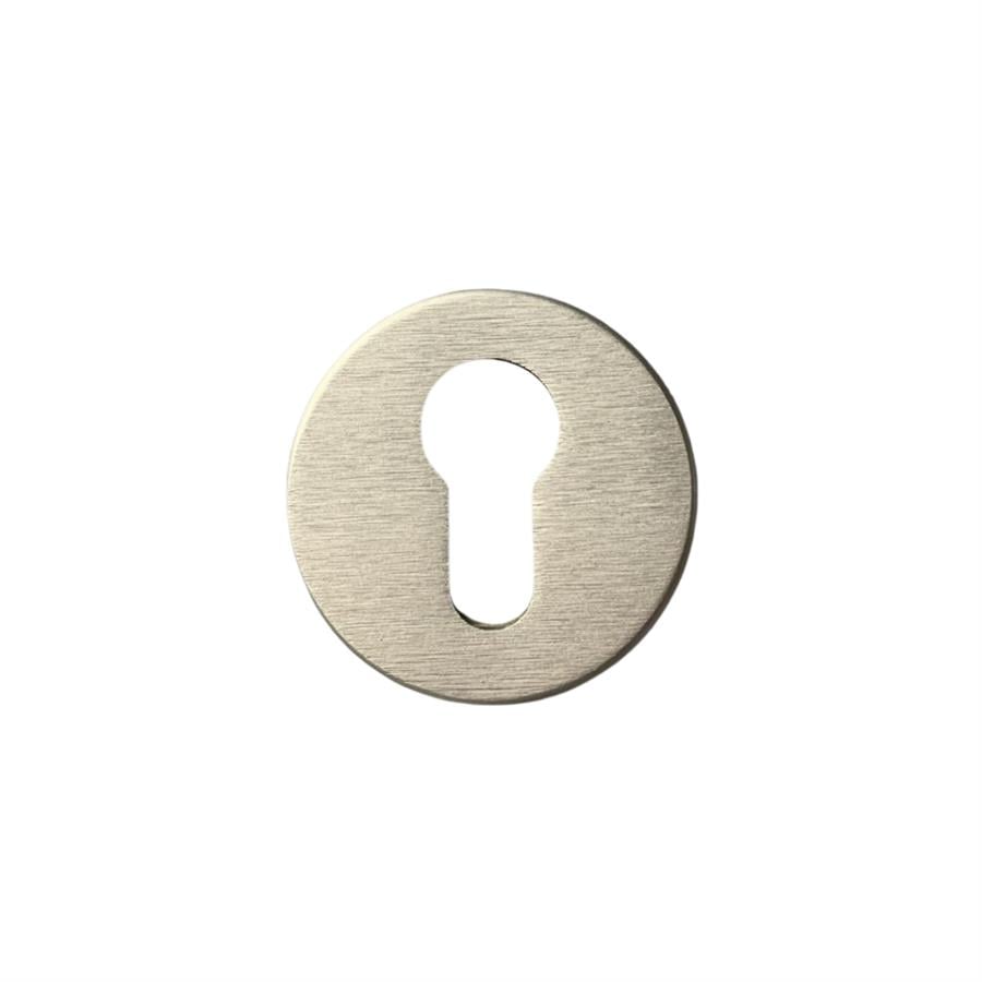 RO12 Kapı Kolu Rozeti Yale (Dış Kapı) Fırçalı Saten 52x52x9 mm
