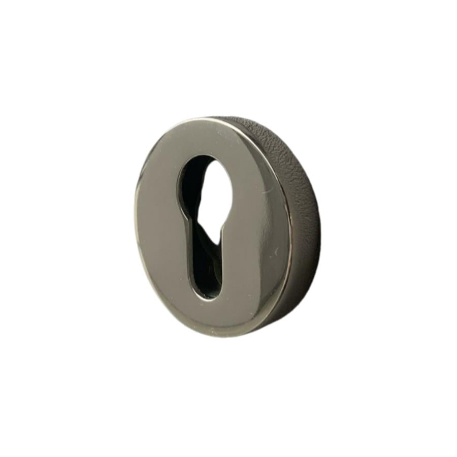 RO12 Kapı Kolu Rozeti Yale (Dış Kapı) Parlak Nikel 52x52x9 mm