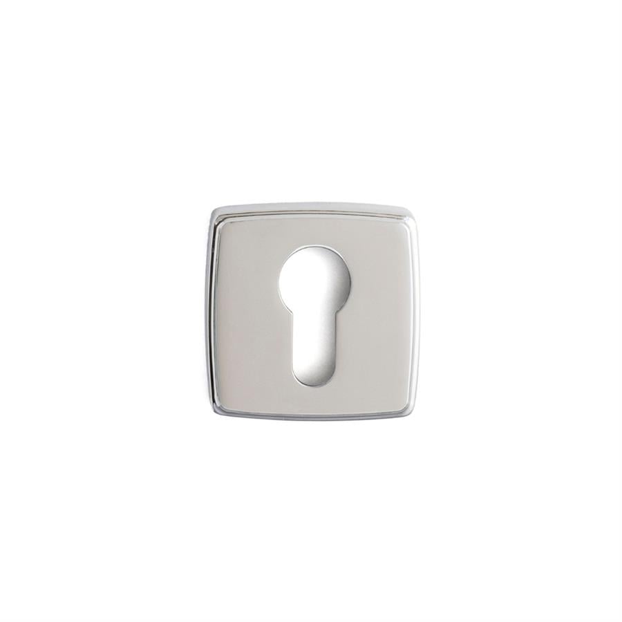 RO13 Kapı Kolu Rozeti Yale (Dış Kapı) Krom Renk 52x52x11 mm