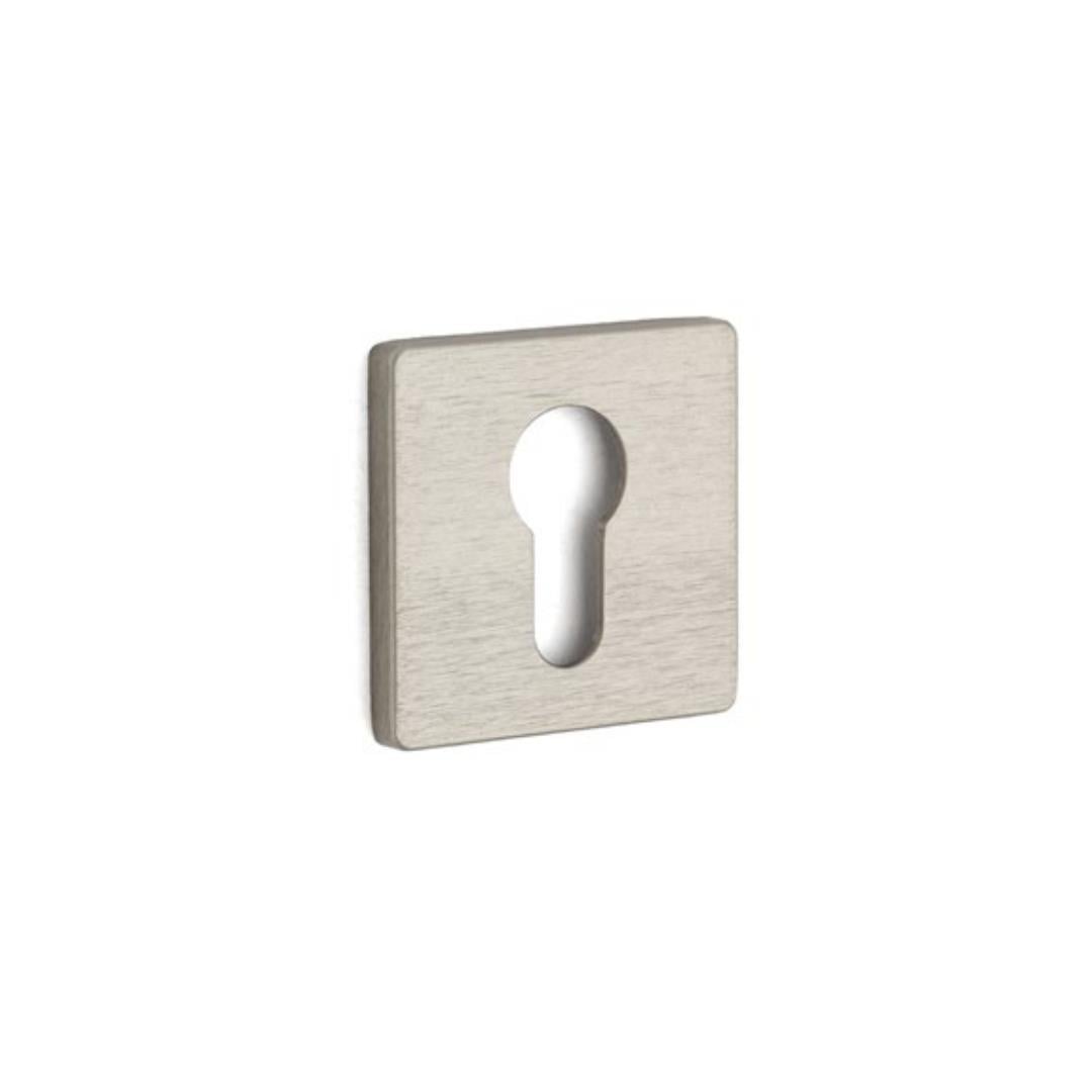RO21 Kapı Kolu Rozeti Yale (Dış Kapı) Fırçalı Saten 52x52x5 mm