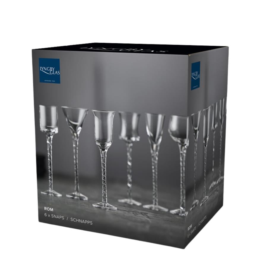 Rum Şeffaf Schnapps Bardağı 6 Adet 18 Cm