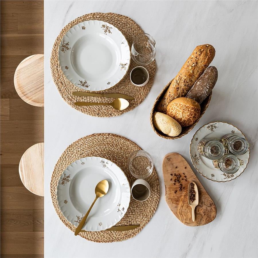 Servis Altlığı Jutta - Yuvarlak, Çap 38 Cm, Doğal