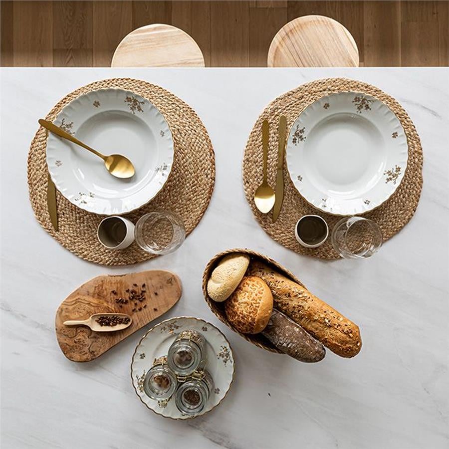 Servis Altlığı Jutta - Yuvarlak, Çap 38 Cm, Doğal