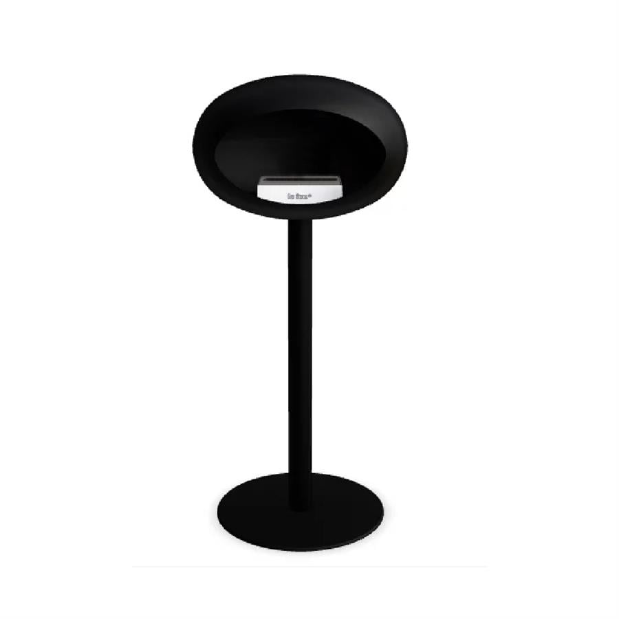 Siyah Kubbe Şömine & Siyah 60 Mm Çelik Brülor / Black Ground Steel High Black-60Mm