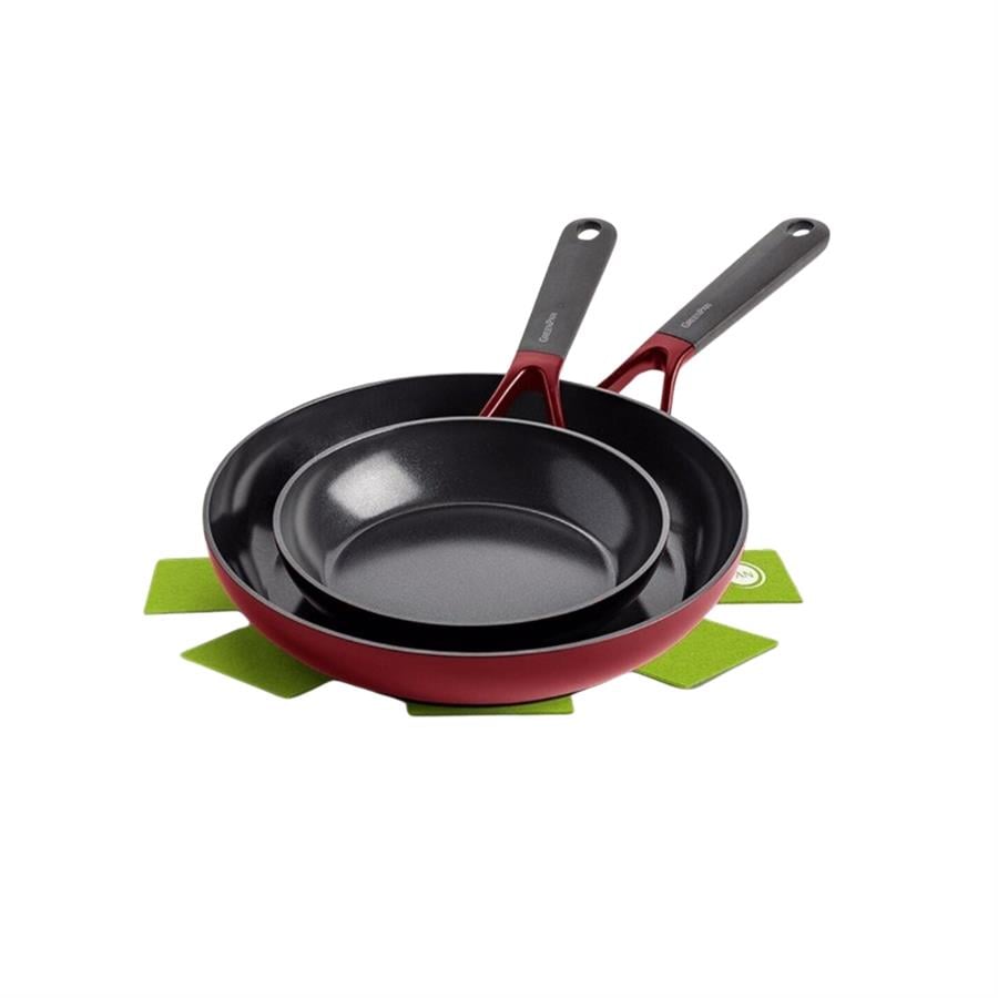 Smartshape Red 2'Li Thermolon Yapıştırmaz 20-28Cm Kızartma Tava Seti