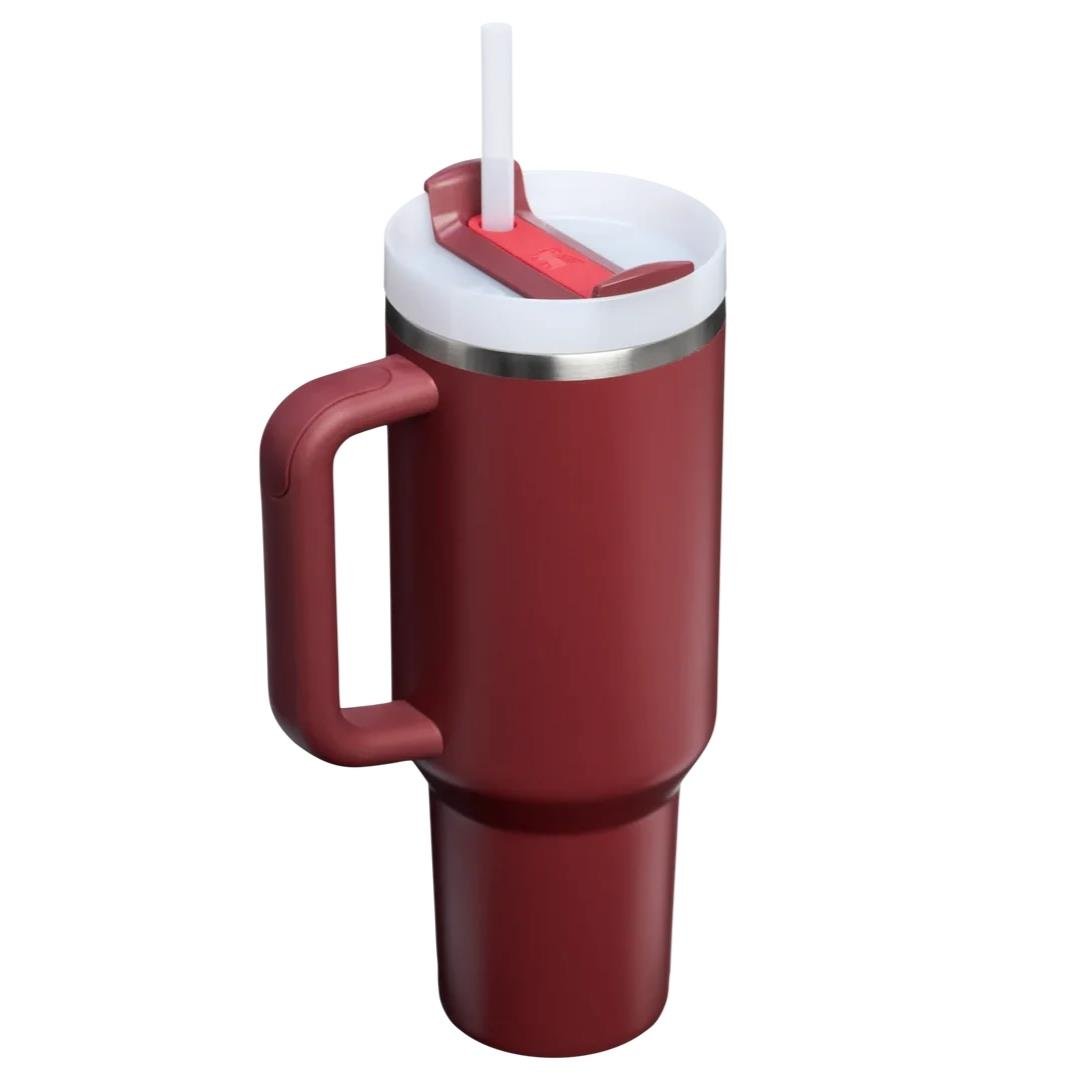 Stanley Quencher H2.O FlowState™ Tumbler Pipetli Termos | 1.18L - Cranberry