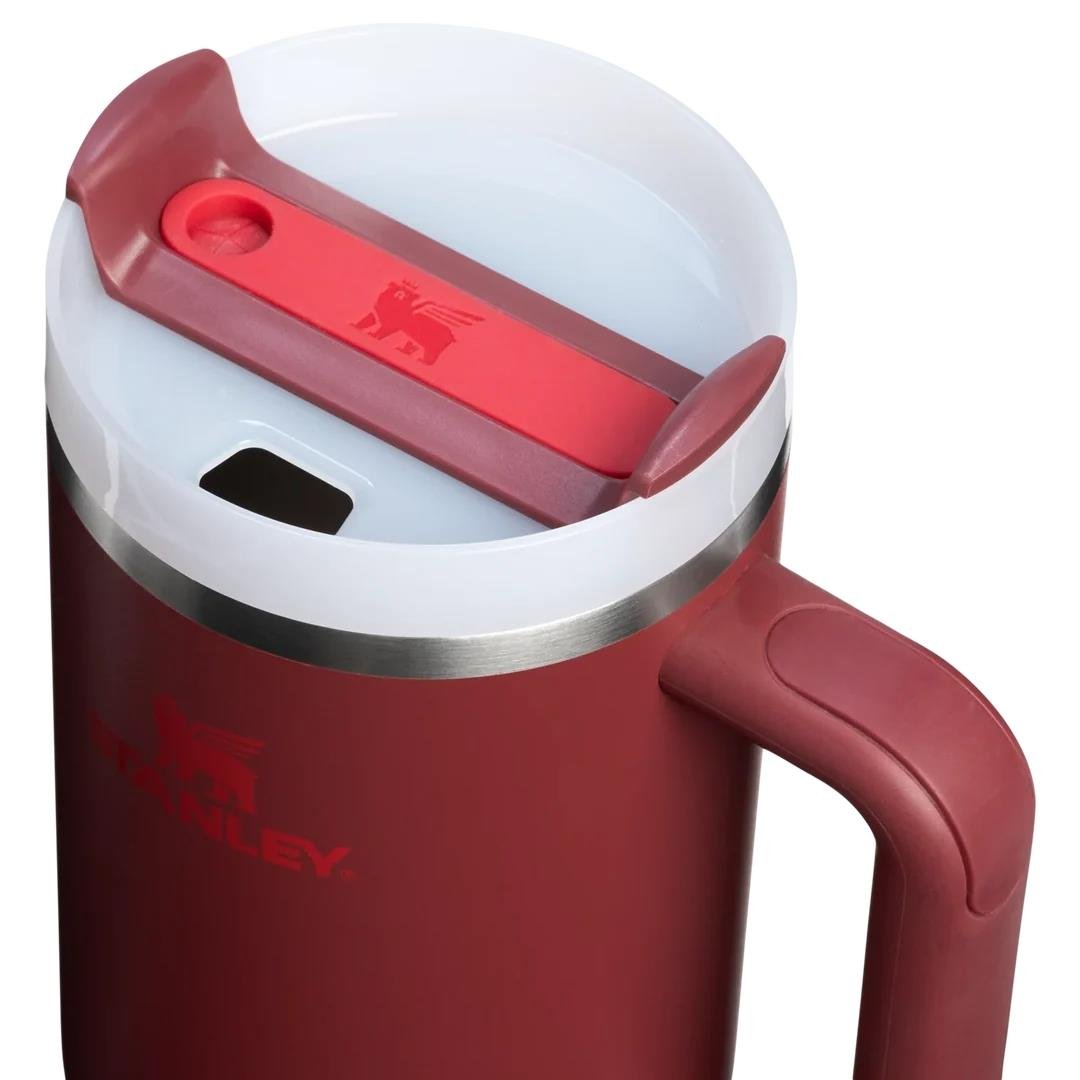 Stanley Quencher H2.O FlowState™ Tumbler Pipetli Termos | 1.18L - Cranberry