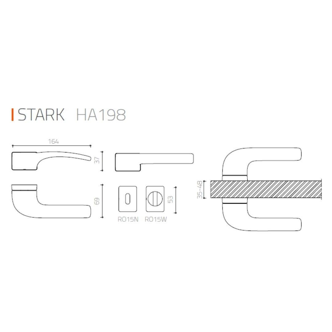 Stark Kapı Kolu Saten Renk