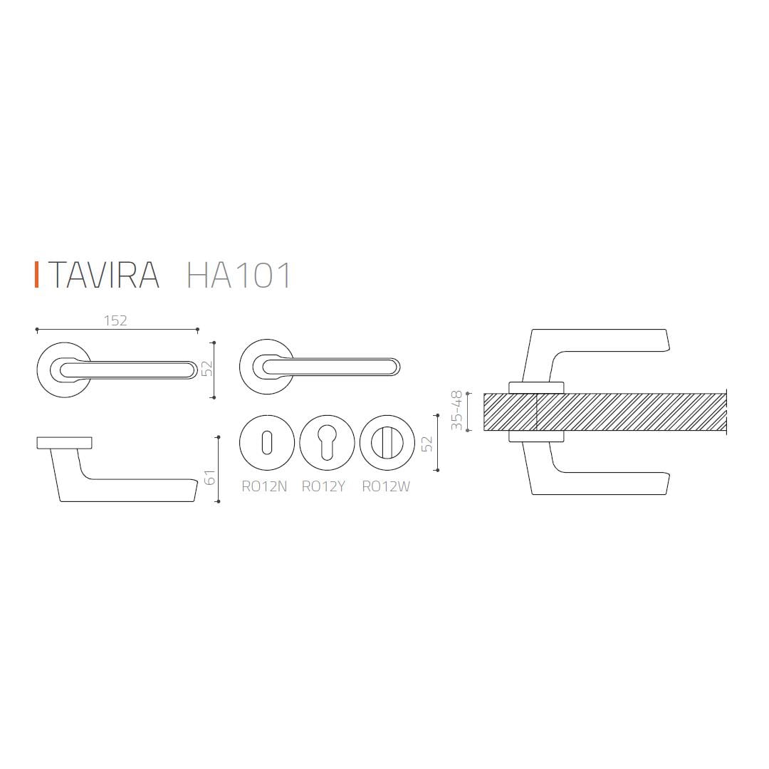 Tavıra Kapı Kolu Saten Renk