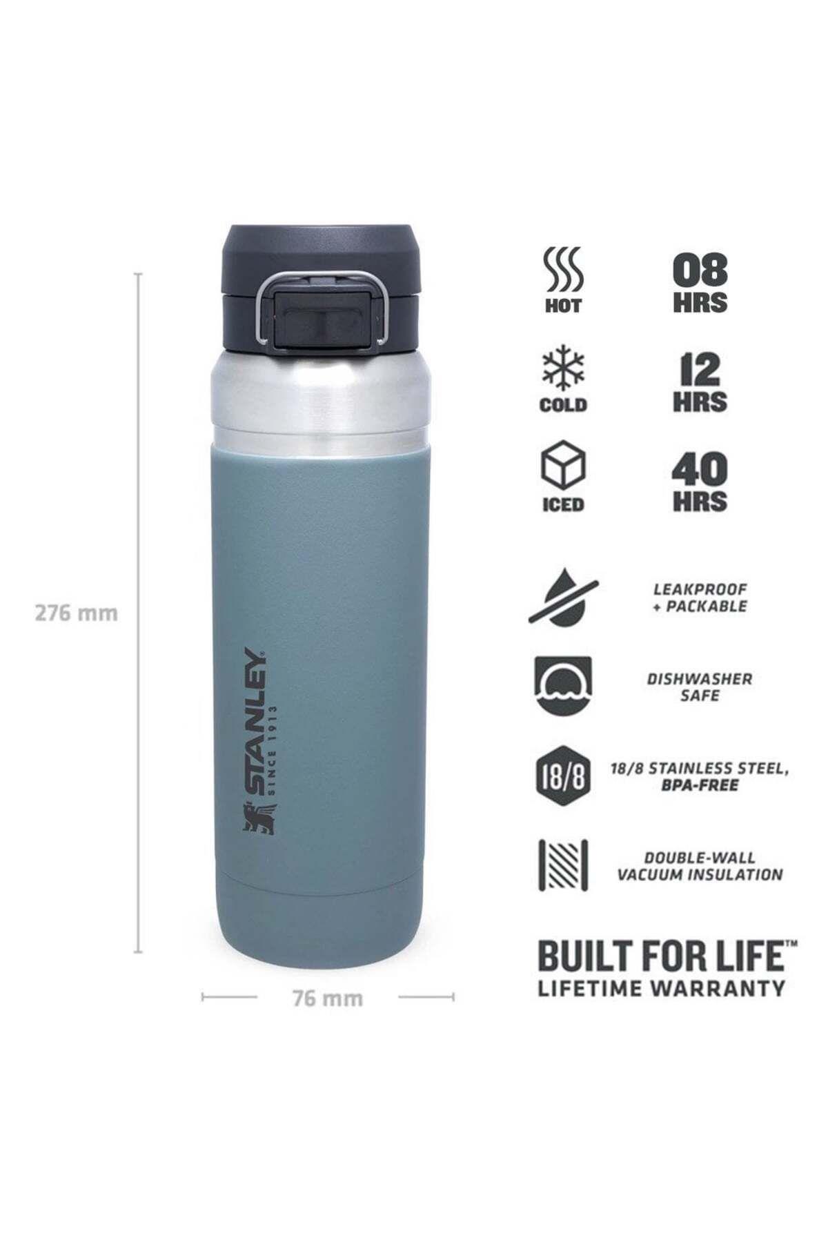 The Quick Flip Paslanmaz Çelik Mavi Termos 0.70 lt