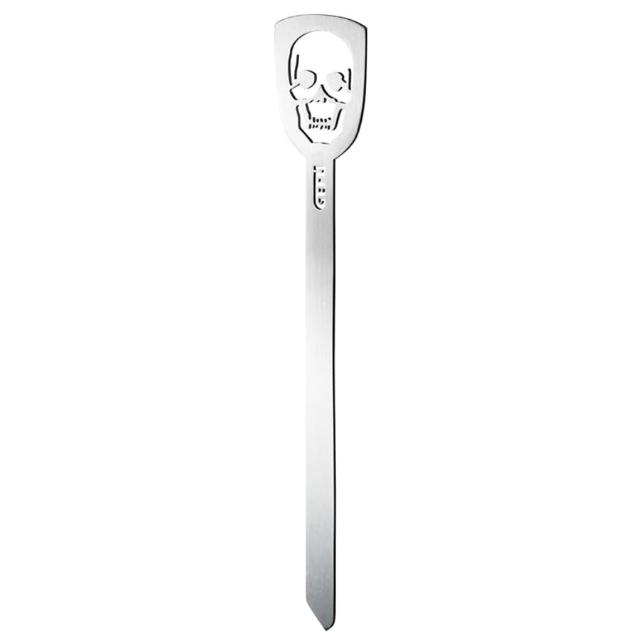 Torro 2'Li Hamburger Şişleri Kurukafa/Alev Paslanmaz Çelik 19 Cm