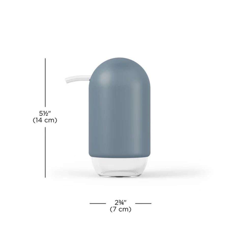 Touch Basmalı Sıvı Sabunluk Gri Mavi 236 ml
