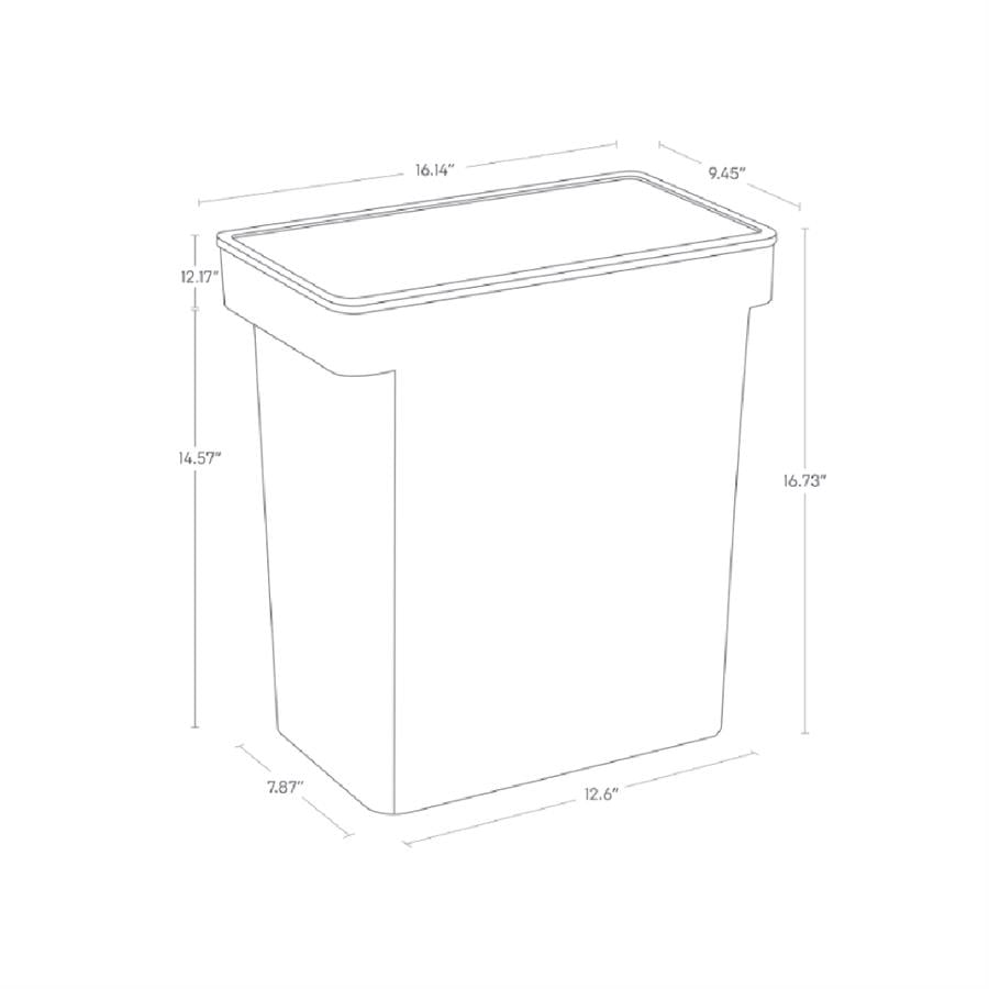 Tower Evcil Hayvan Mama Kabı (12 Kg) Siyah