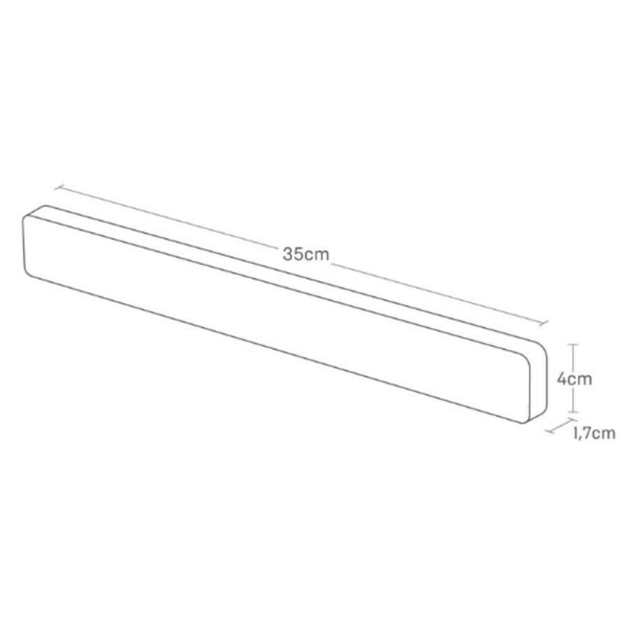 Tower Manyetik Bıçak Tutucu Beyaz 35 cm