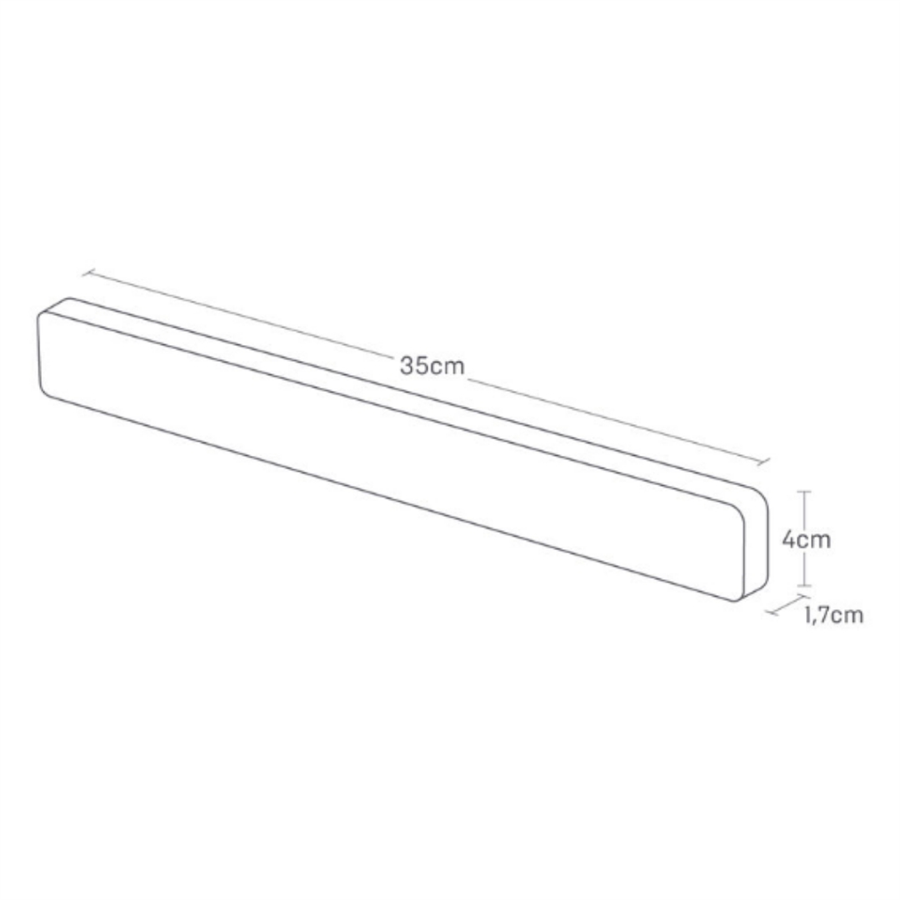 Tower Manyetik Bıçak Tutucu Siyah 35 cm
