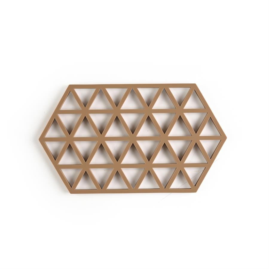 Üçgenler Nihale Toprak Rengi 16X14X0.9 cm