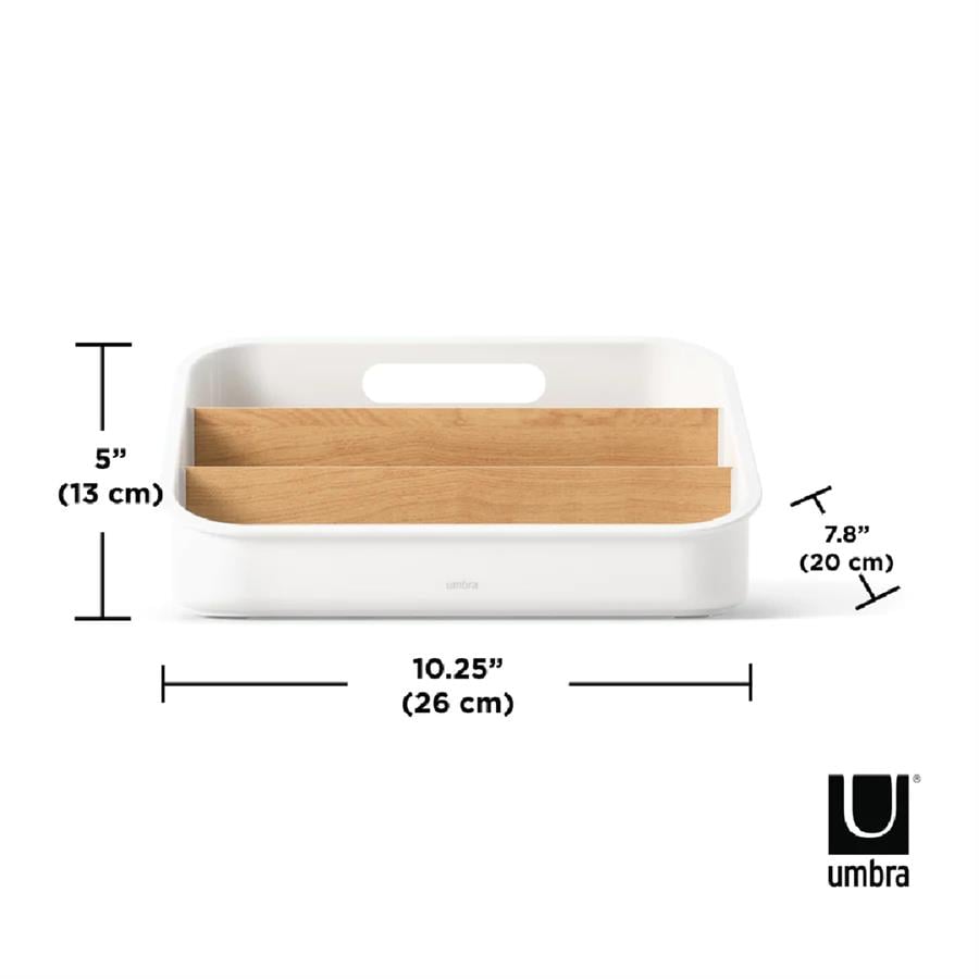 Umbra Bellwood Paket Düzenleyici Beyaz/Doğal