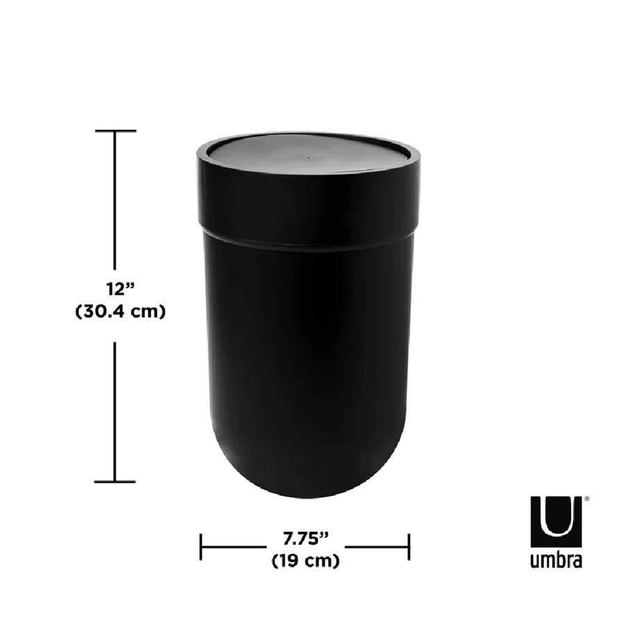 Umbra Touch Kapaklı Çöp Kovası - Siyah
