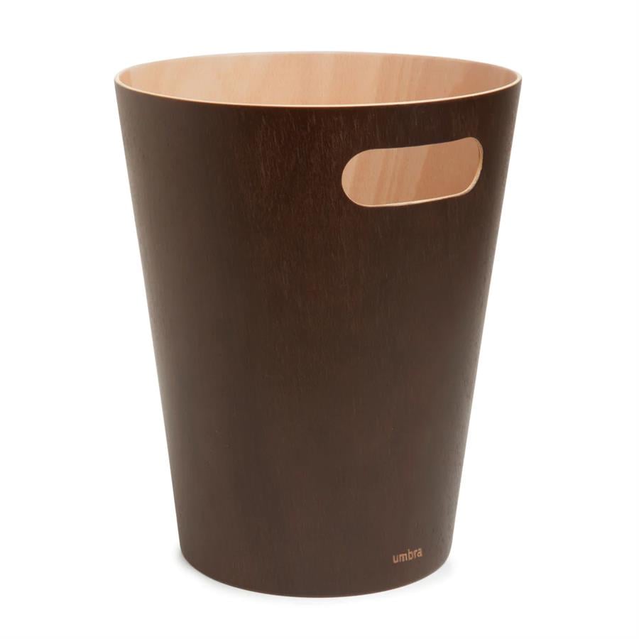 Umbra Woodrow Çöp Kovası 2 Galon (7,5 L) Kapasiteli Kahverengi