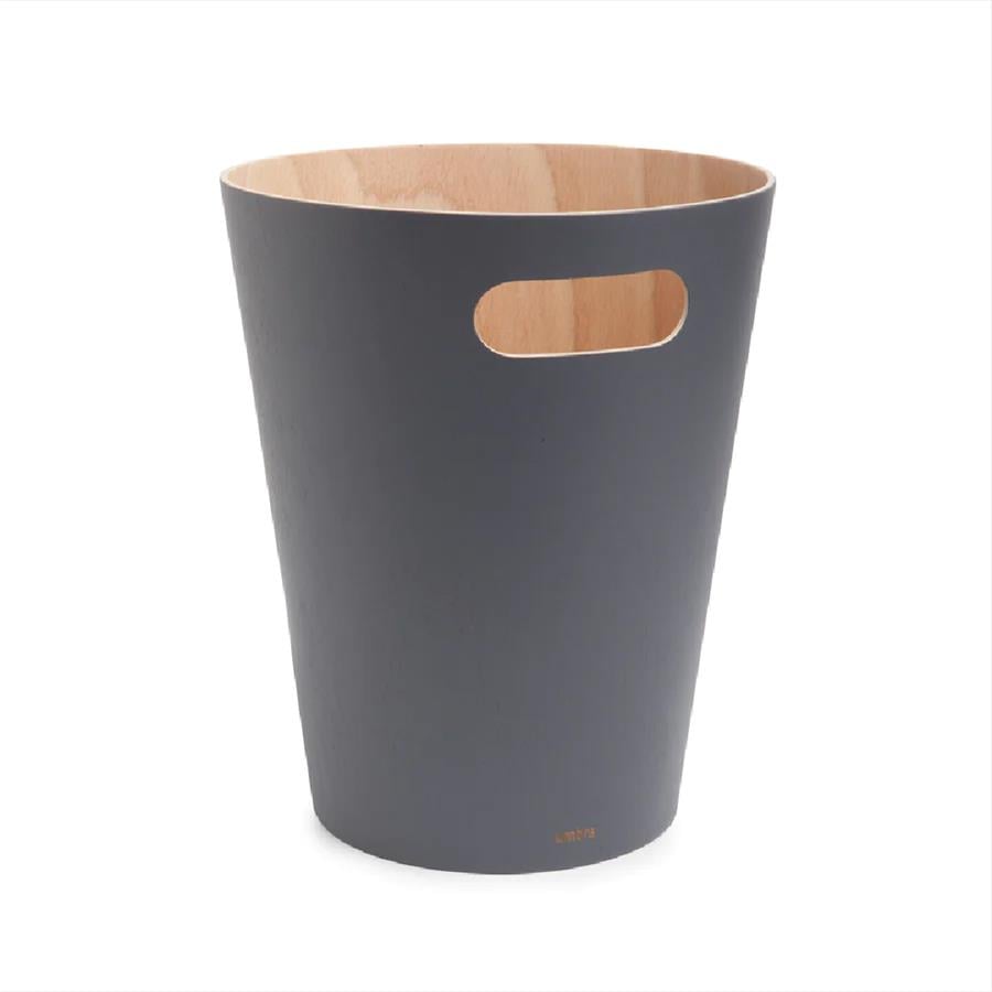 Umbra Woodrow Çöp Kovası 2 Galon (7,5 L) Kapasiteli Doğal Komür