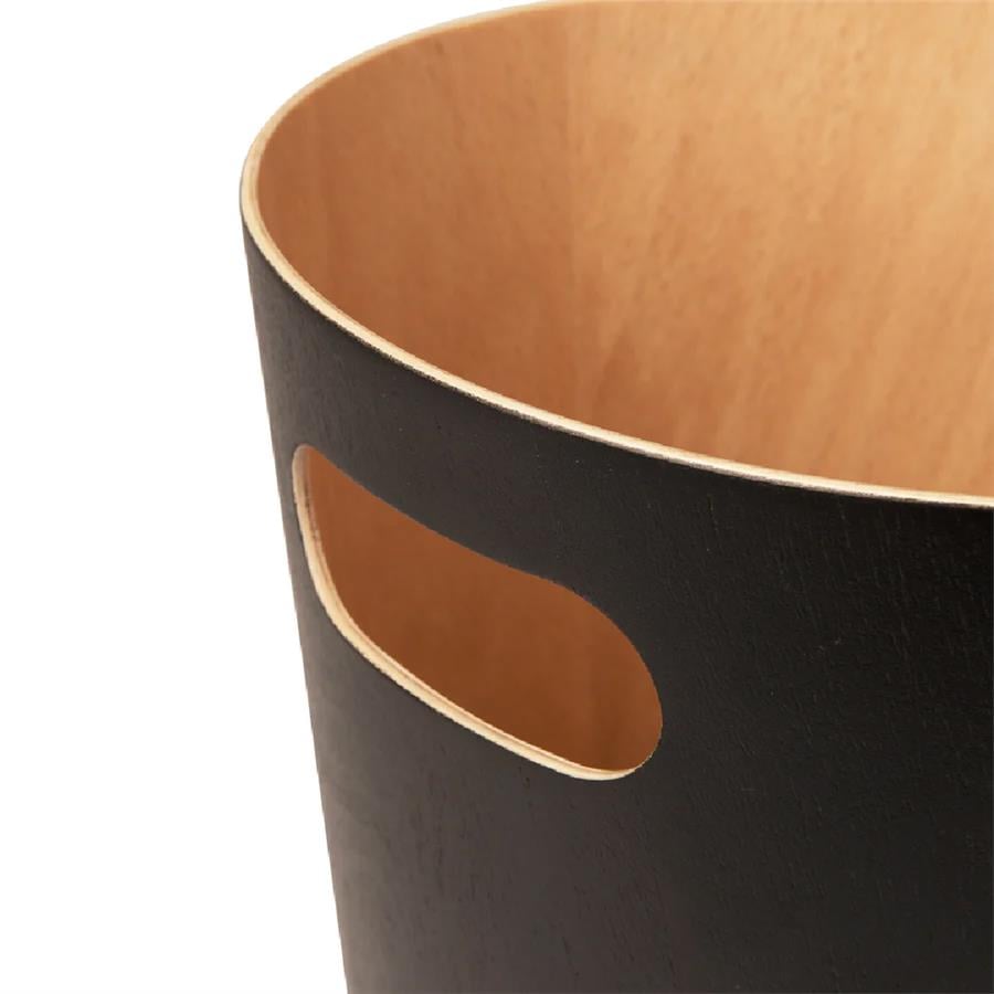 Umbra Woodrow Çöp Kovası - Siyah/Doğal