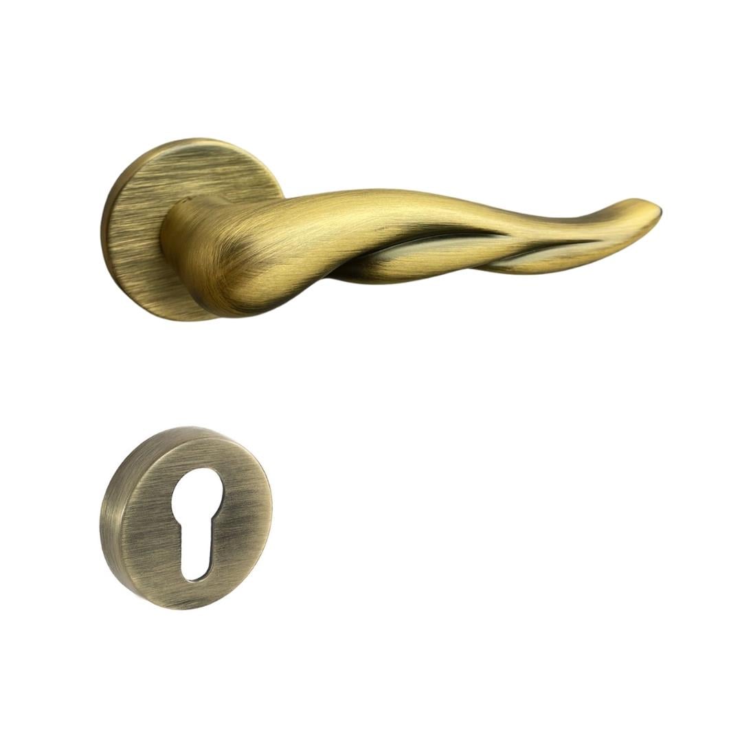 VALA Rozetli Kapı Kolu Antik