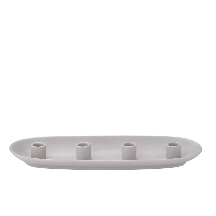 VELA Oval Mumluk Gri 40 cm