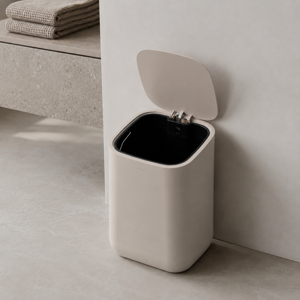 Vera Çelik Çöp Kovası - Taupe 30 L