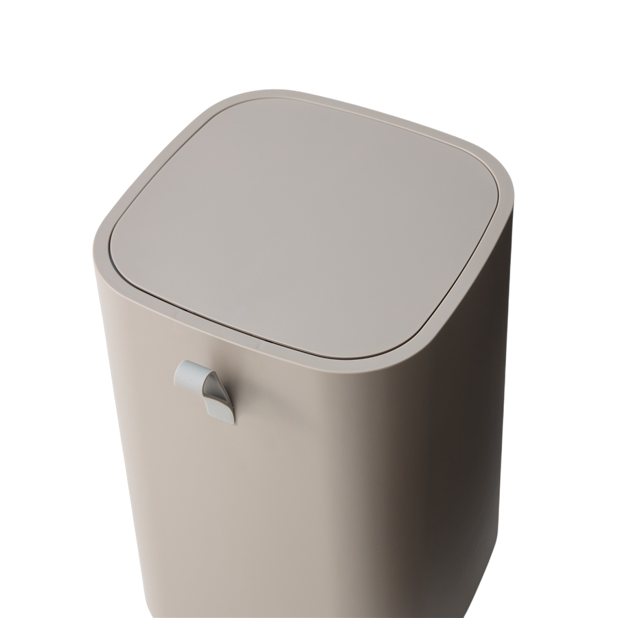 Vera Çelik Çöp Kovası - Taupe 30 L