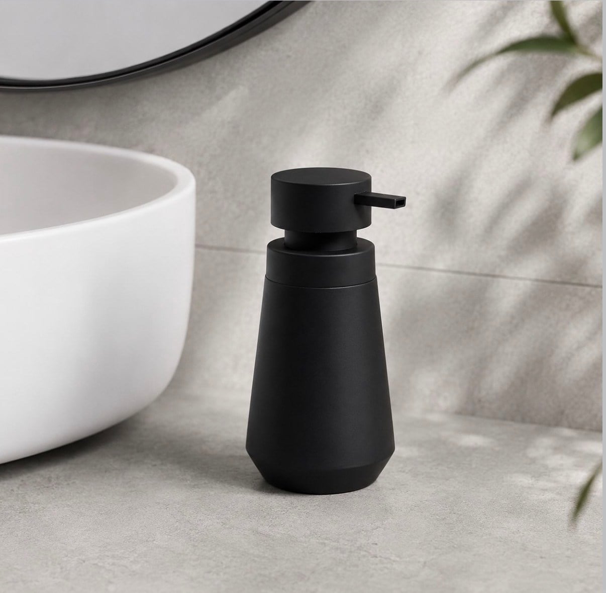 Vera Konik Sıvı Sabunluk - Siyah 300 ml