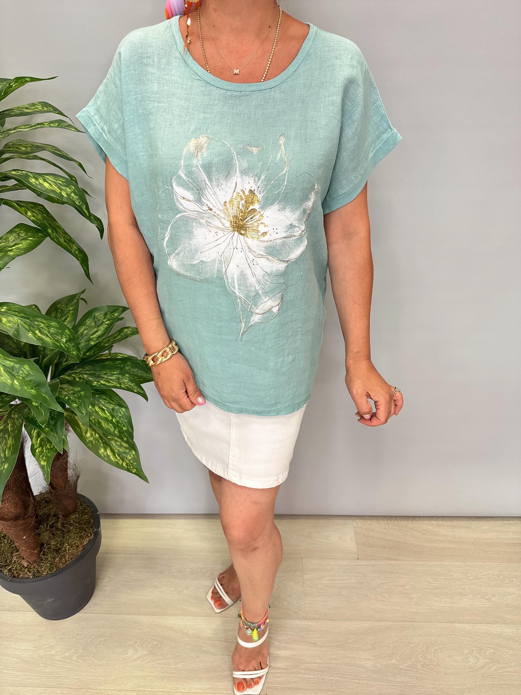 1090 Italyan Bluz Mint 