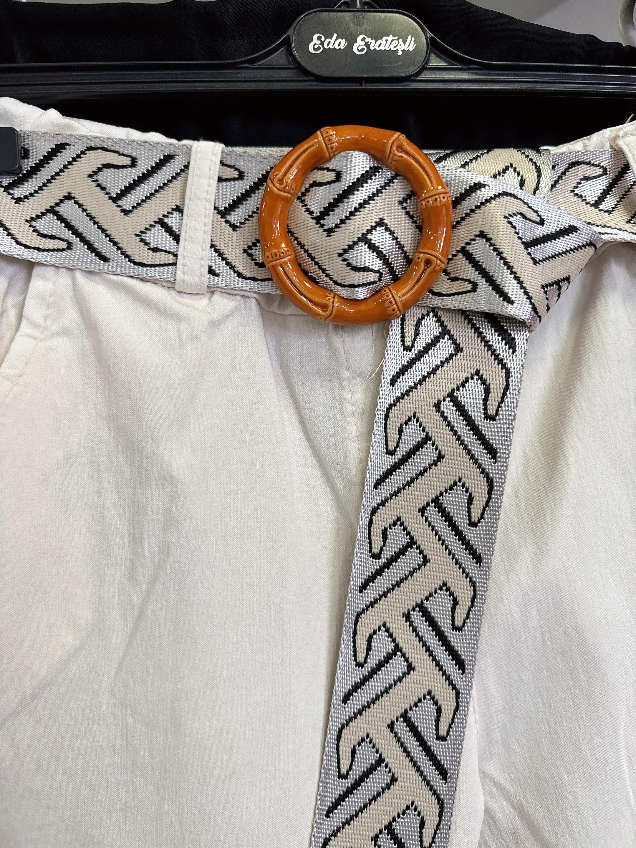 2266 Italyan Capri Pantolon Krem