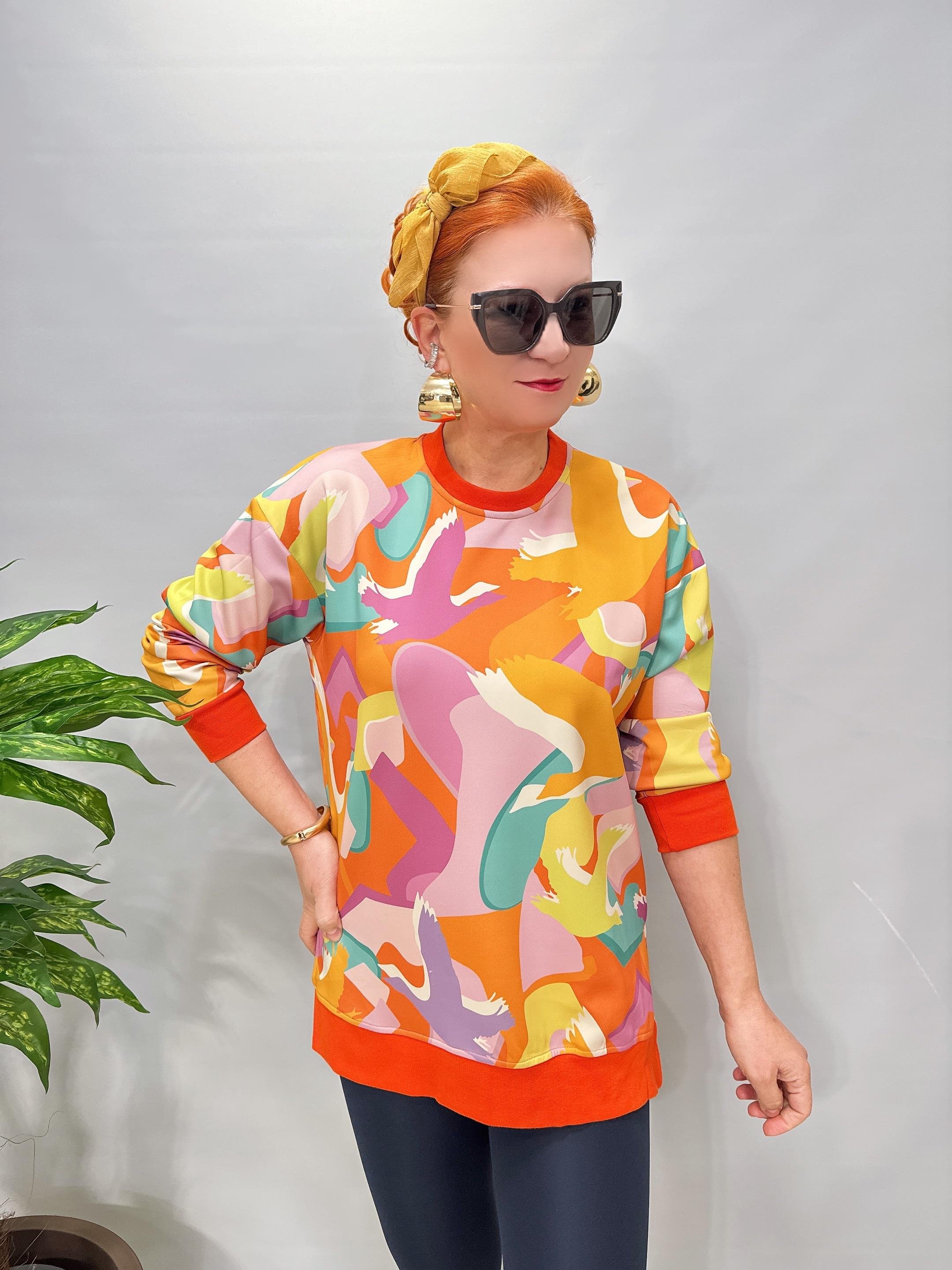 2895 Dalgıç Kumaş Sweatshirt 