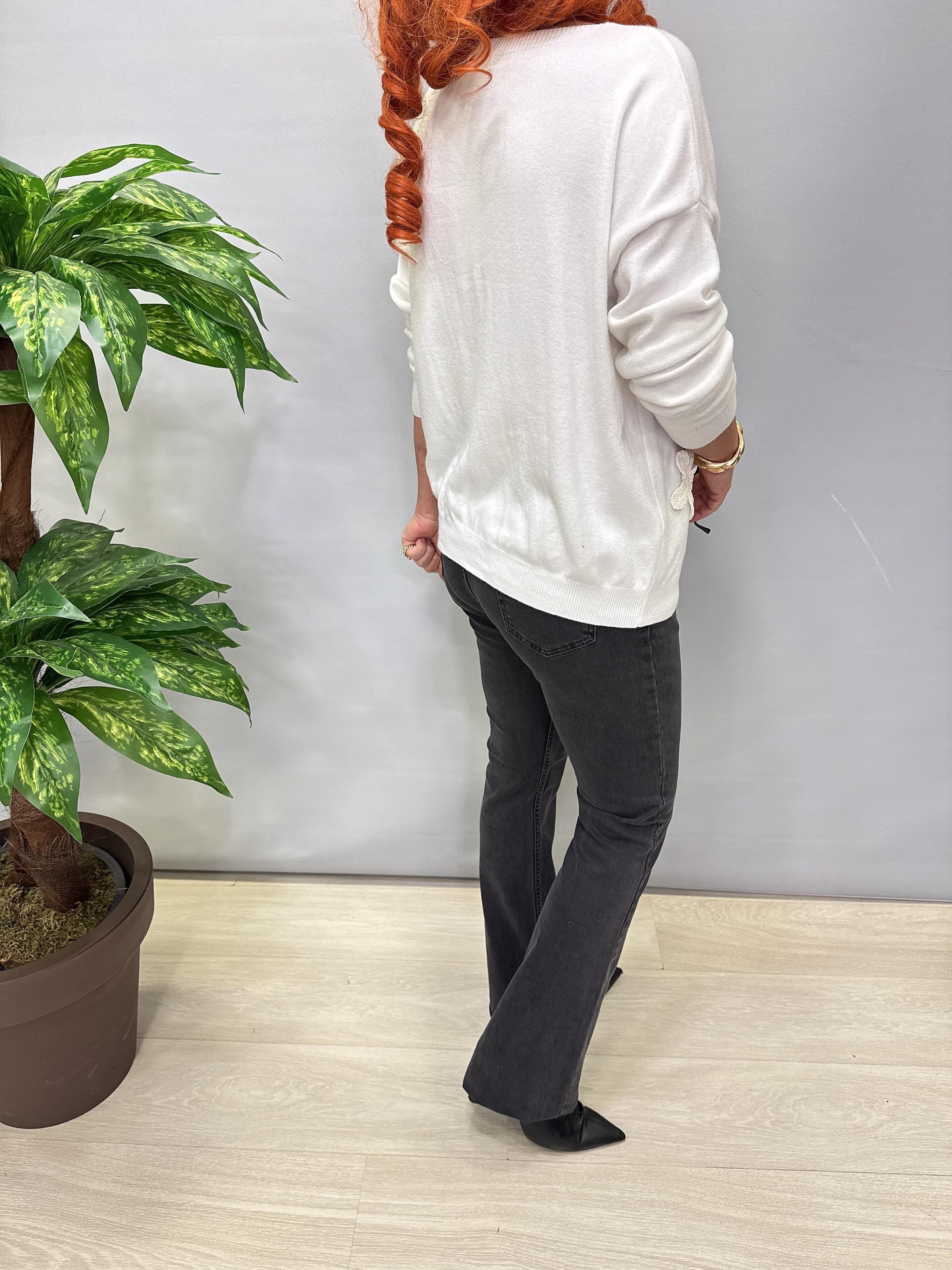 3015 Angora triko Ekru