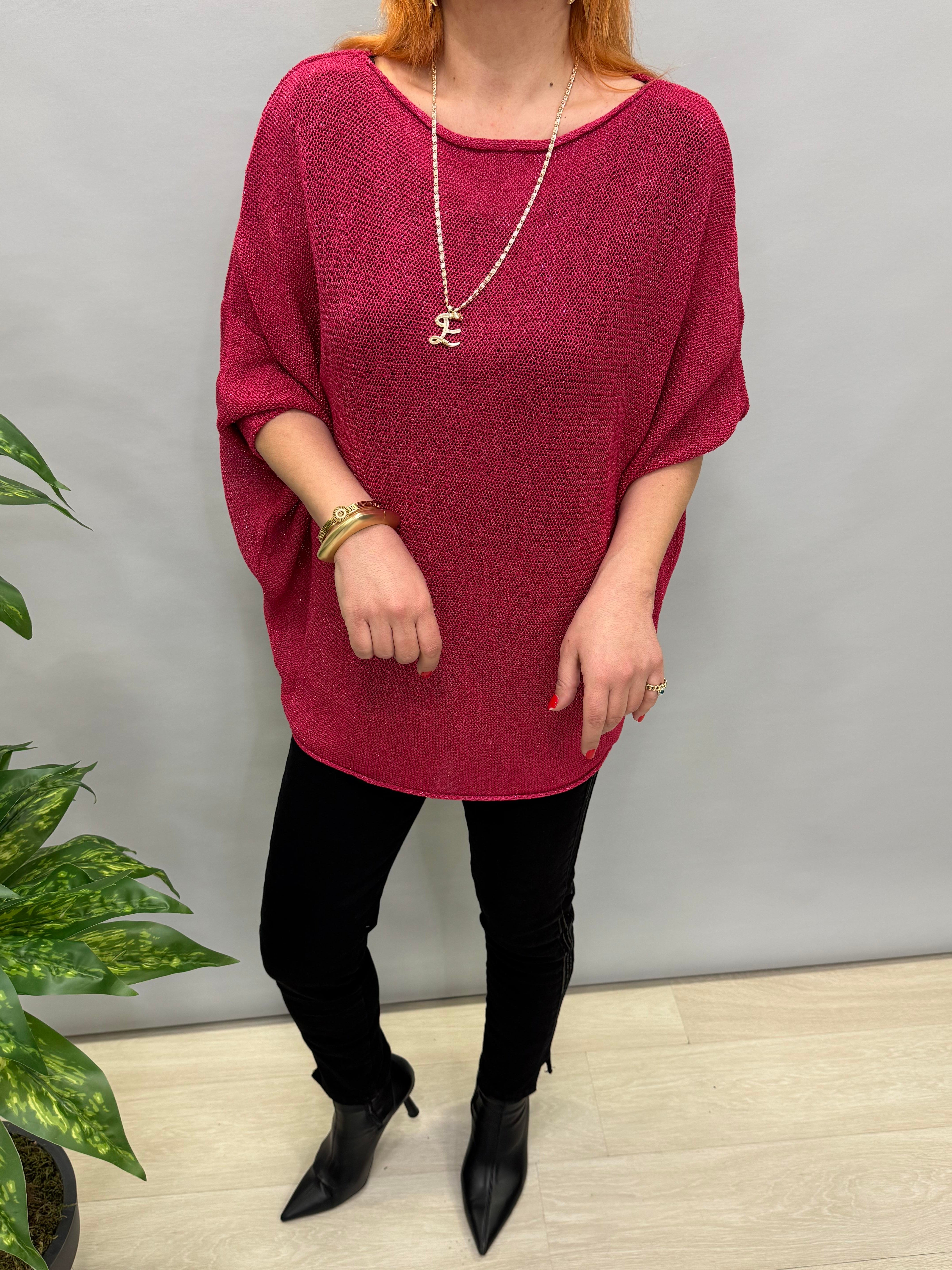 6080 SİMLİ SALAŞ TRİKO PEMBE