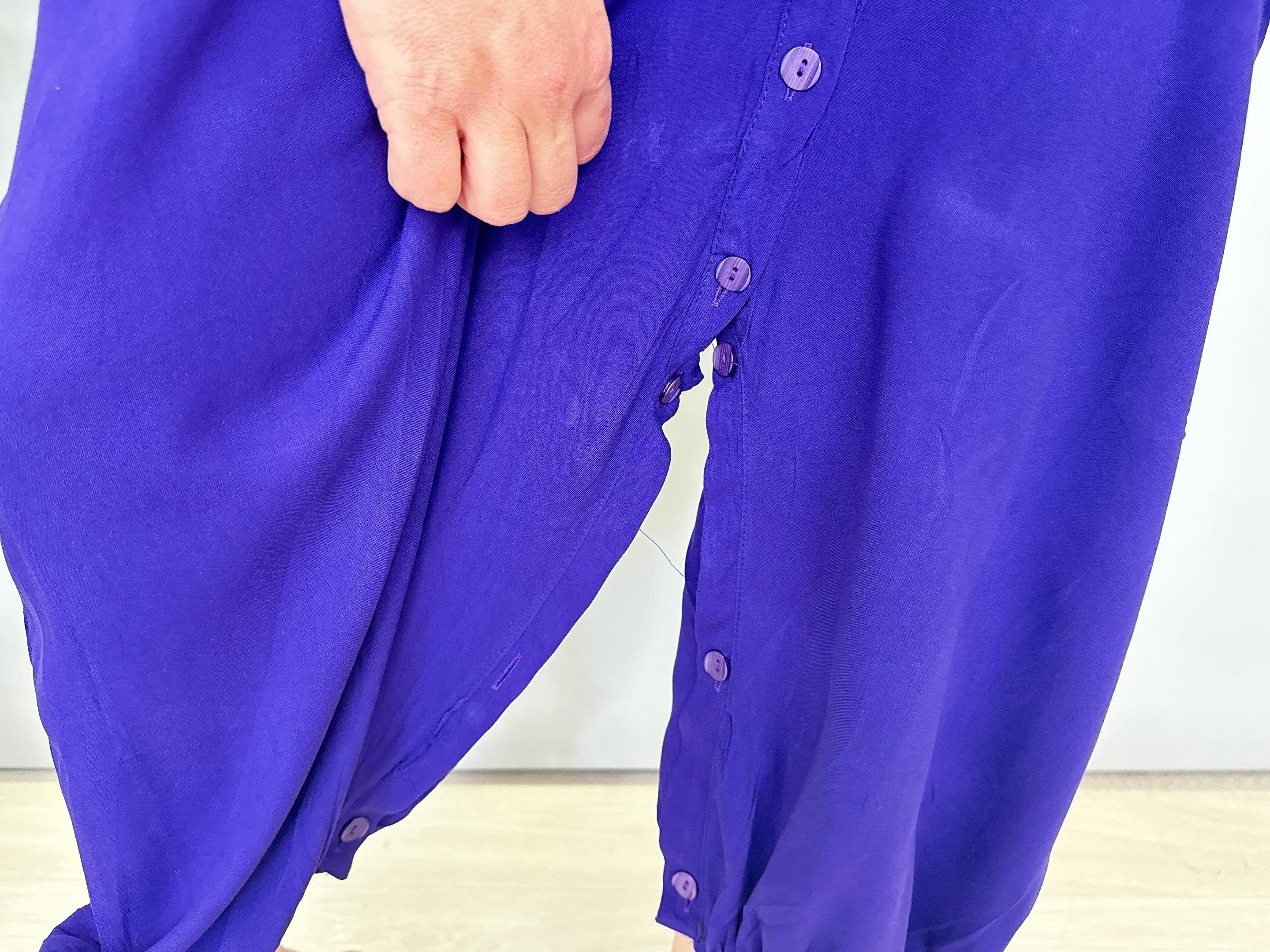 6632 Pamuklu Tulum/Elbise Mor