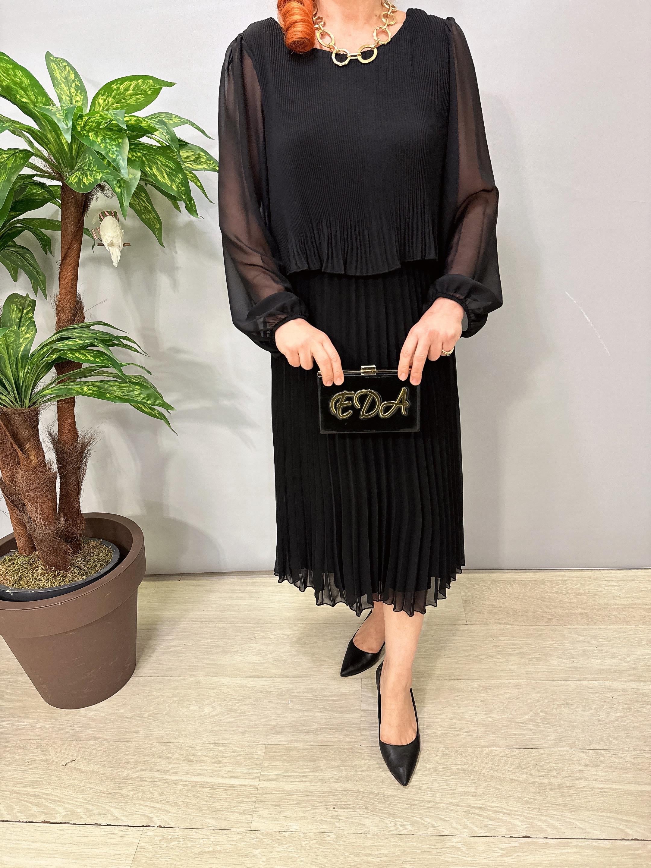 6903 Şifon Eibise Siyah